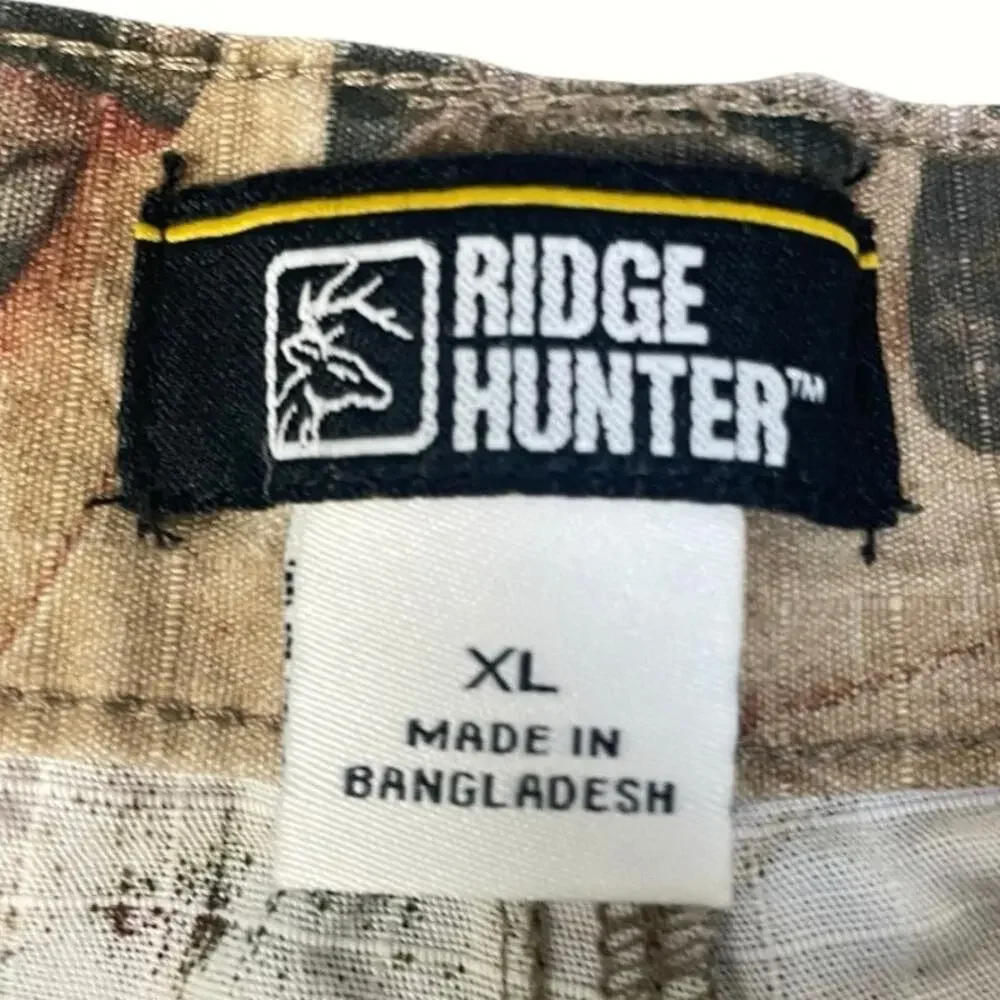 Ridge Hunter Men’s XL Camouflage Cargo Hunting Pants 100% Cotton